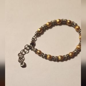 Brighton Milan Silver & Gold Beads Bracelet